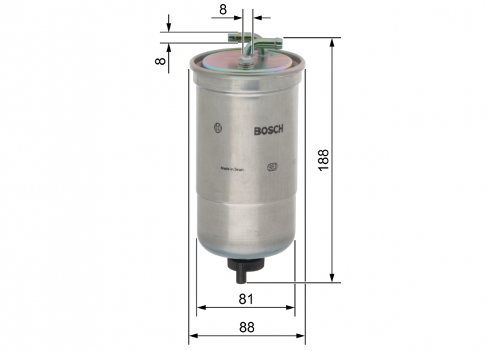 Filtru combustibil BOSCH 0450906442 [1]