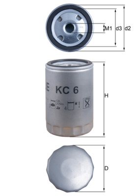 Filtru combustibil KNECHT KC6 [2]