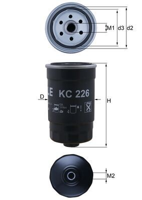 Filtru combustibil KNECHT KC226 [2]