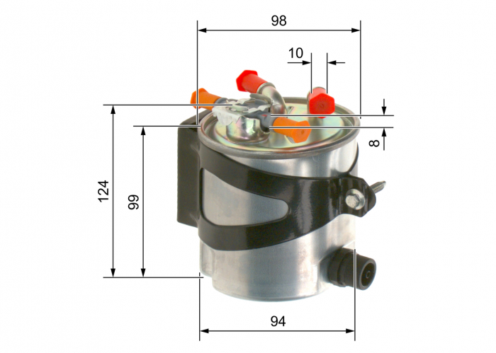 Filtru combustibil BOSCH F026402016 [3]