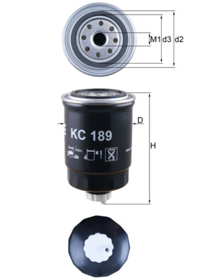 Filtru combustibil KNECHT KC189 [2]