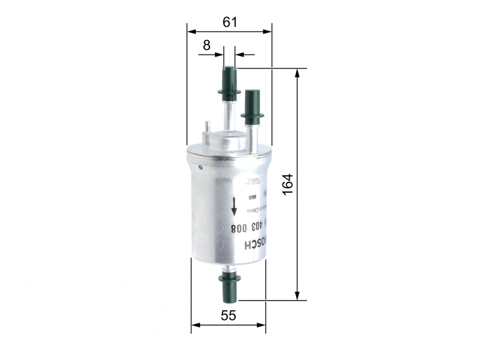 Filtru combustibil BOSCH F026403008 [3]