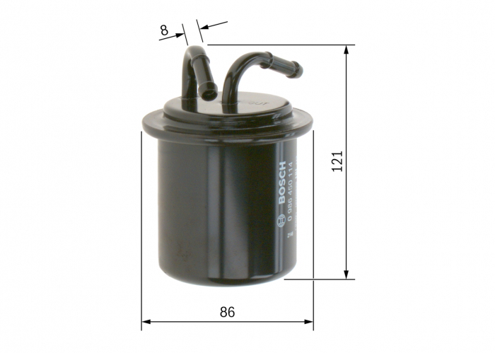 Filtru Combustibil BOSCH 0986450114 [2]