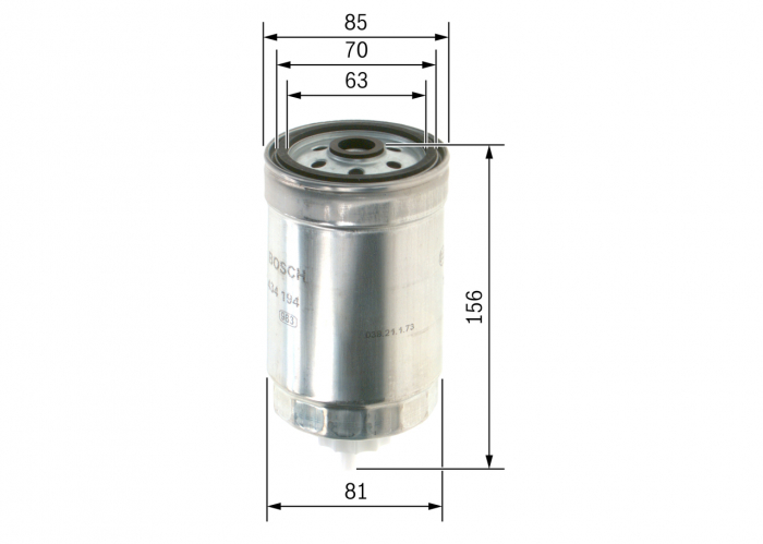 Filtru combustibil BOSCH 1457434194 [2]