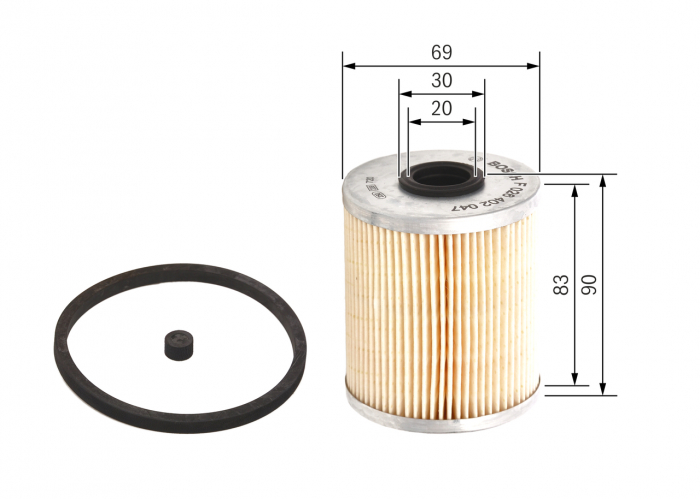 Filtru Combustibil BOSCH F026402047 [2]