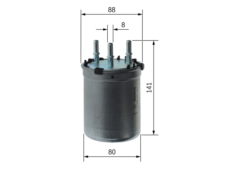 Filtru combustibil BOSCH F026402834 [1]