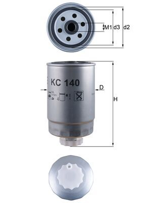 Filtru combustibil KNECHT KC140 [1]