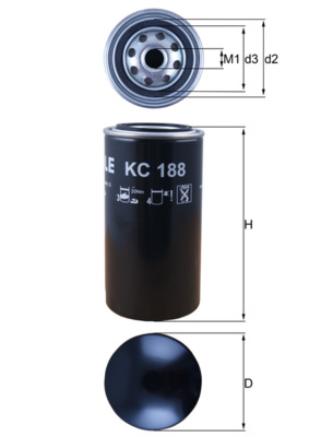 Filtru combustibil KNECHT KC188 [2]