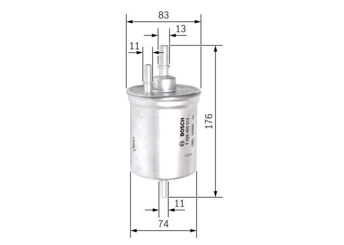 Filtru combustibil BOSCH F026403012 [3]