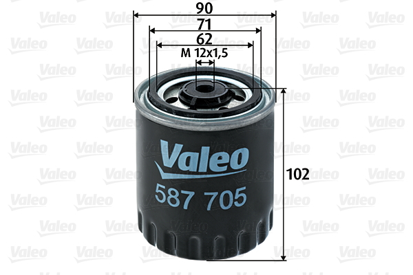 Filtru combustibil VALEO 587705 [1]