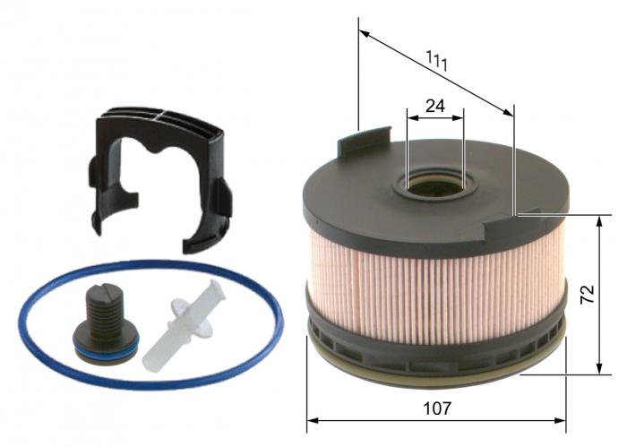 Filtru combustibil BOSCH F026402262 [1]