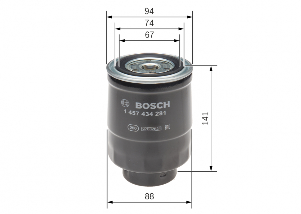 Filtru combustibil BOSCH 1457434281 [2]