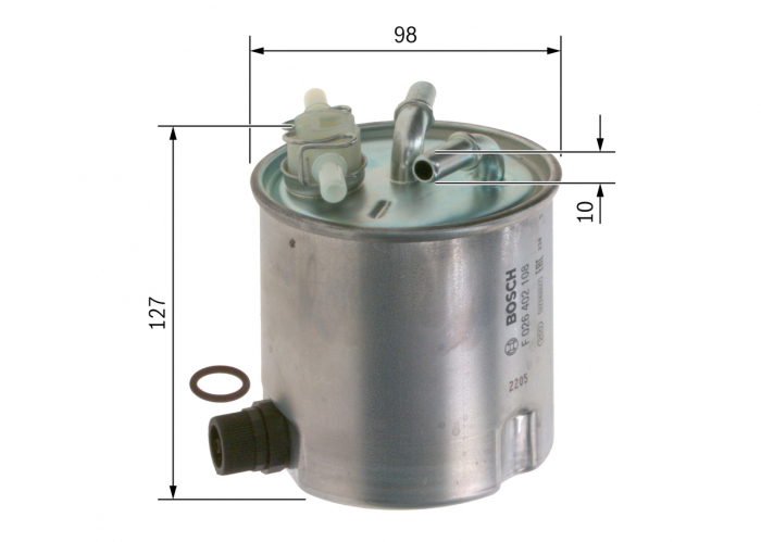 Filtru combustibil BOSCH F026402108 [2]