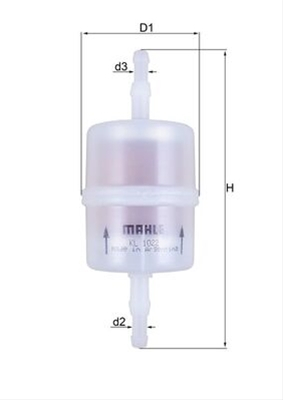 Filtru combustibil MAHLE KL1022 [1]