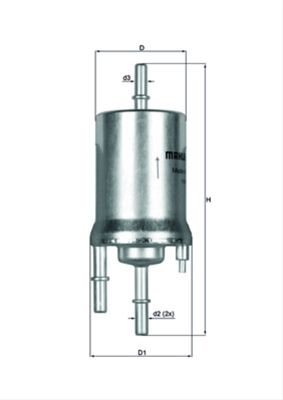 Filtru combustibil MAHLE KL156/1 [1]