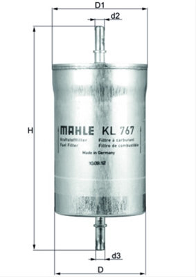 Filtru combustibil MAHLE KL767 [1]
