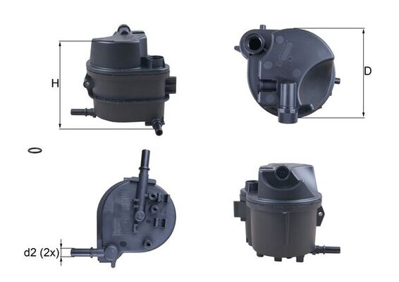 Filtru combustibil MAHLE KL777D [1]