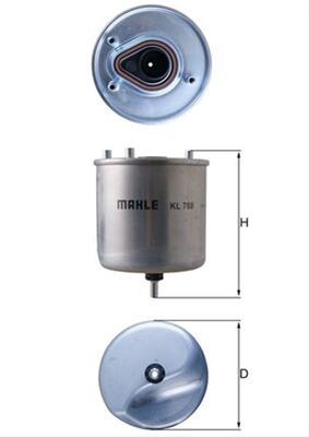 Filtru combustibil MAHLE KL788 [1]