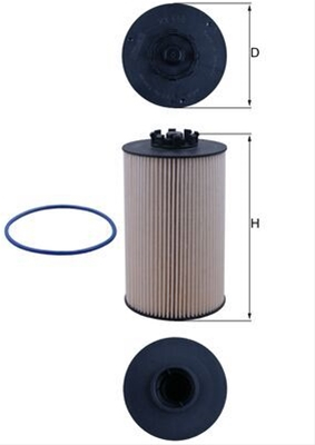 Filtru combustibil MAHLE KX658D [1]