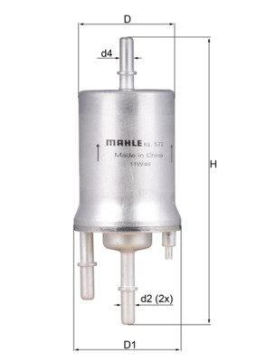 Filtru combustibil KNECHT PS KL572 [2]