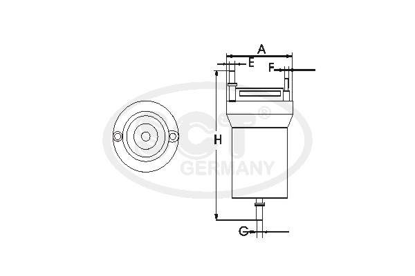 Filtru combustibil SCT-MANNOL ST 326 [1]