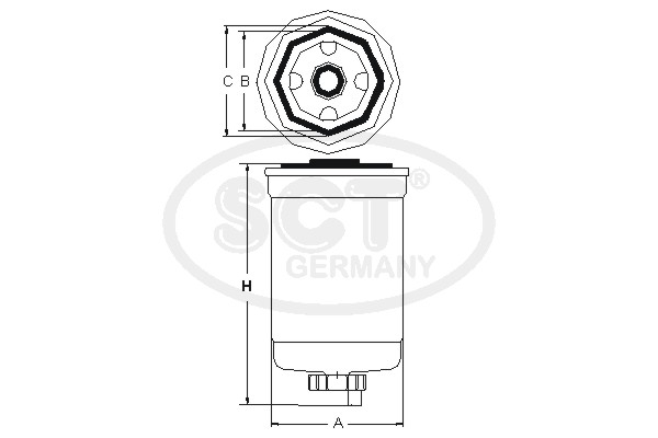 Filtru combustibil SCT-MANNOL ST 355 [3]
