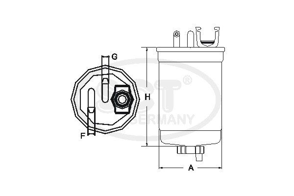 Filtru combustibil SCT-MANNOL ST 6099 [2]