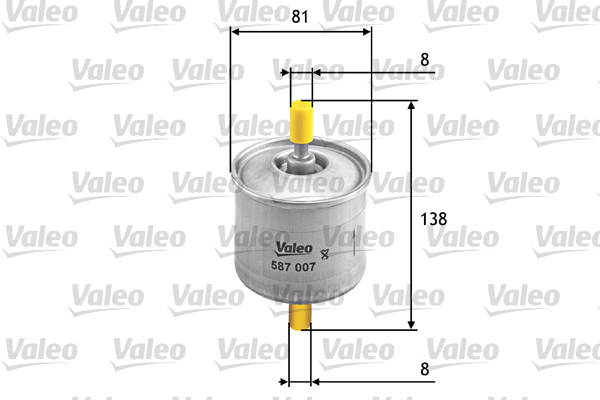 Filtru combustibil VALEO 587007 [1]