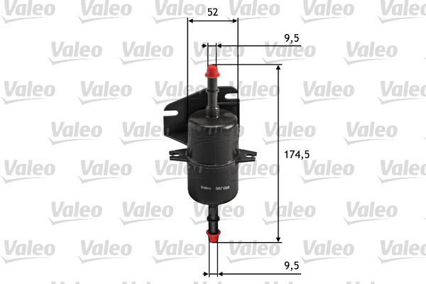 Filtru combustibil VALEO 587018 [1]