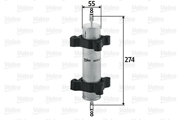 Filtru combustibil VALEO 587514 [2]