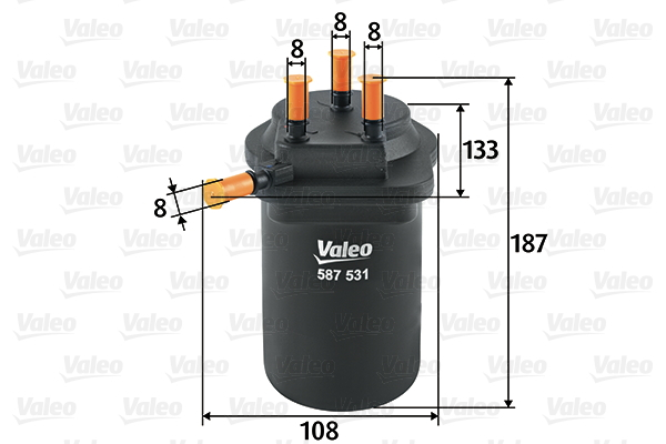 Filtru combustibil VALEO 587531 [4]