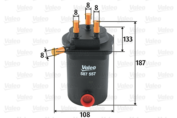 Filtru combustibil VALEO 587557 [1]