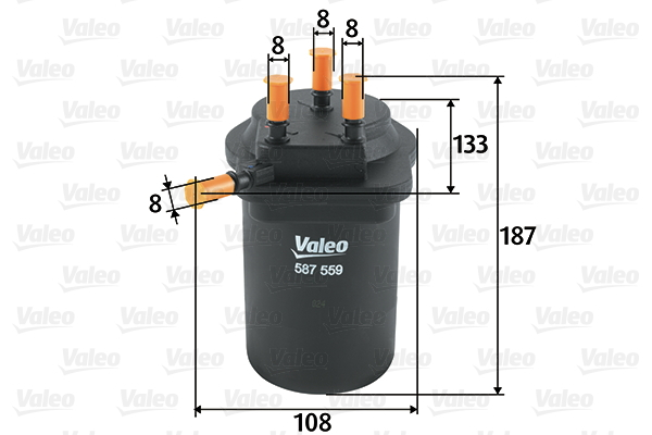 Filtru combustibil VALEO 587559 [1]