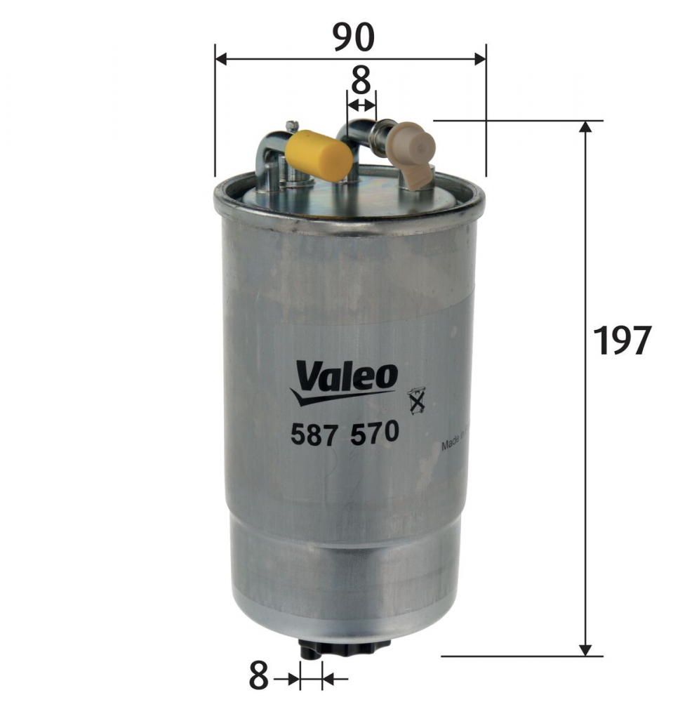 Filtru combustibil VALEO 587570 [2]