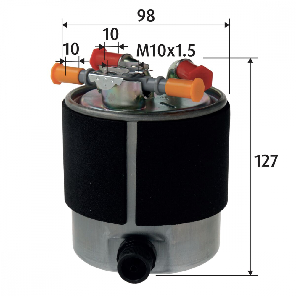 Filtru combustibil VALEO 587616 [2]