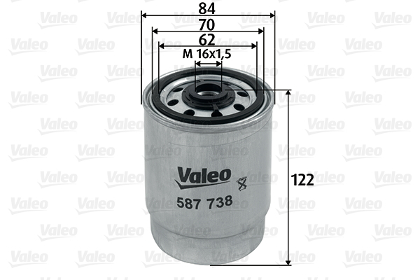 Filtru combustibil VALEO 587738 [2]