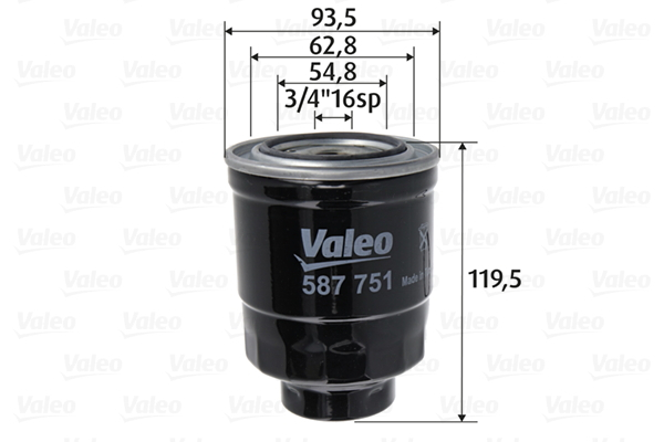 Filtru combustibil VALEO 587751 [1]