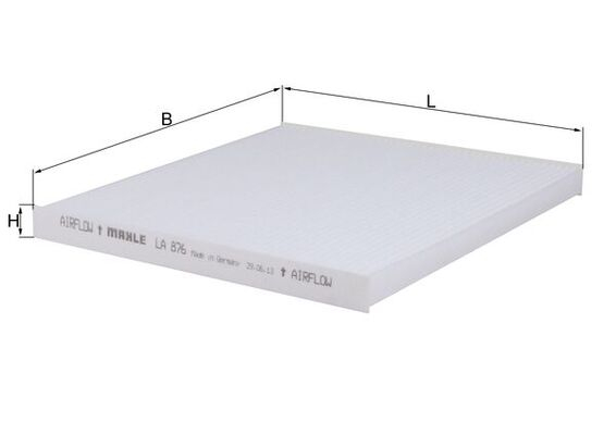 Filtru habitaclu KNECHT LA876 [2]