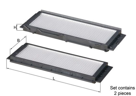 Filtru habitaclu KNECHT LA501/S [1]