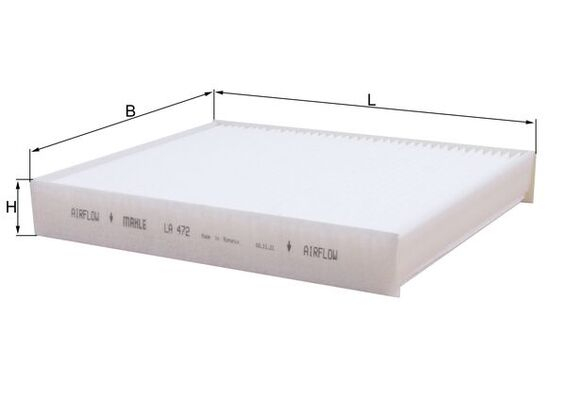 Filtru habitaclu KNECHT LA472 [1]