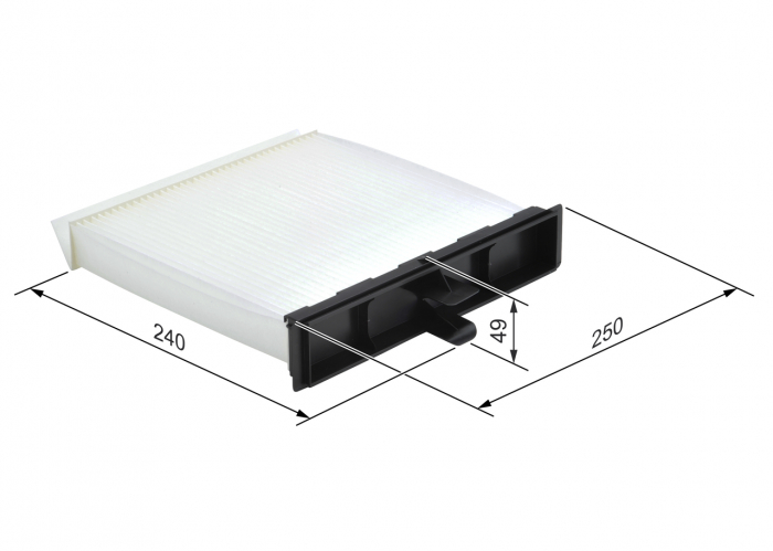 Filtru habitaclu BOSCH 1987432094 [2]