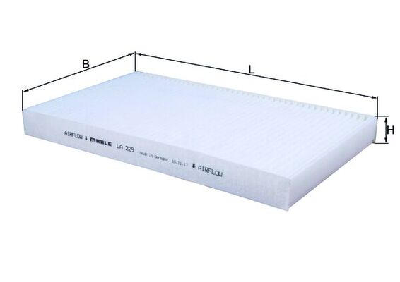 Filtru habitaclu KNECHT LA229 [1]