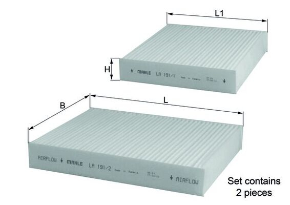 Filtru habitaclu KNECHT LA191/S [1]