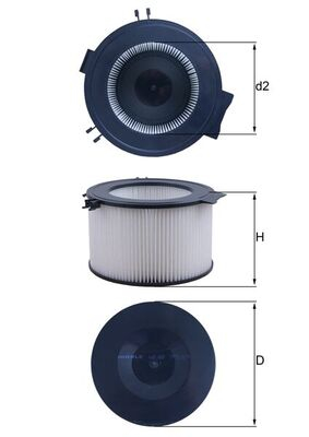 Filtru habitaclu KNECHT LA65 [1]