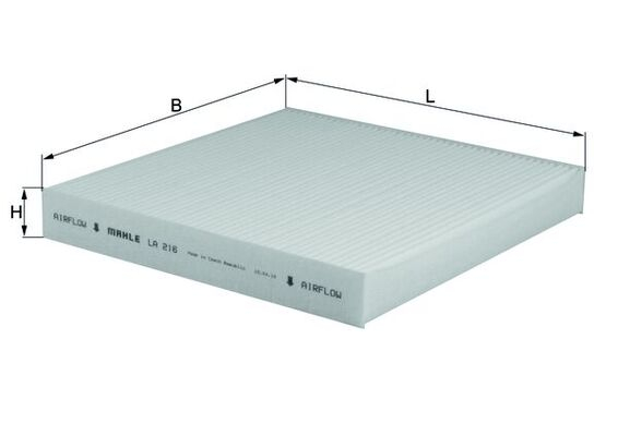Filtru habitaclu KNECHT LA216 [2]