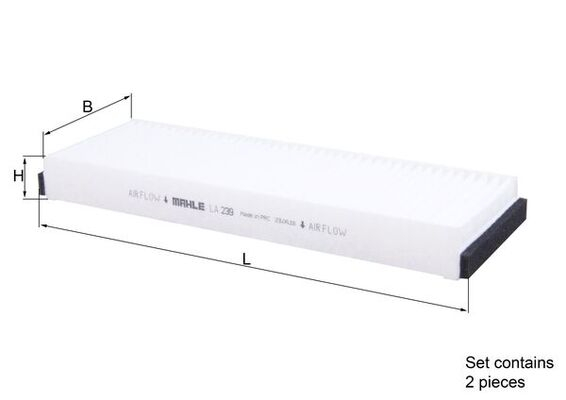 Filtru habitaclu KNECHT LA239/S [2]