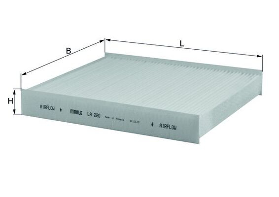 Filtru habitaclu KNECHT LA220 [2]
