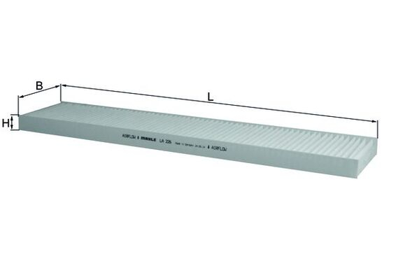 Filtru habitaclu KNECHT LA226 [1]