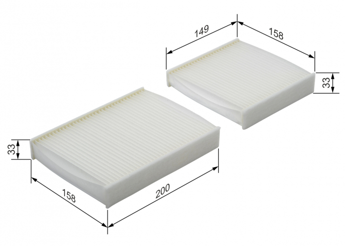 Filtru Habitaclu BOSCH 1987432136 [1]