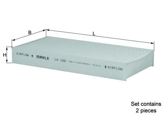 Filtru habitaclu KNECHT LA122/S [2]